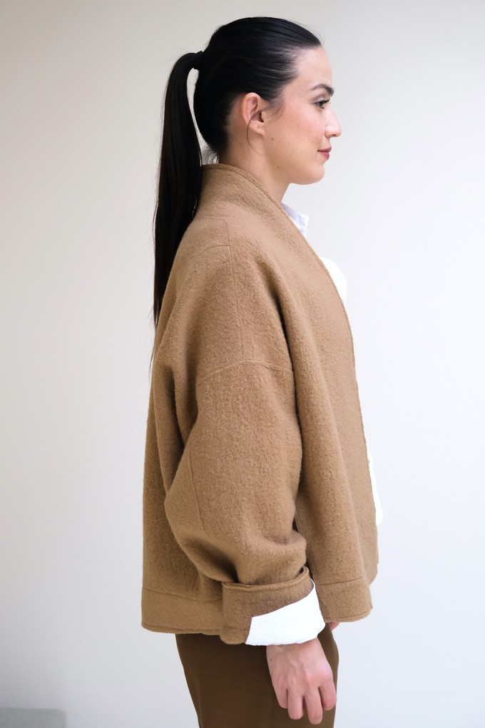 Kort Vestje | Wol Zand from Sûr Atelier