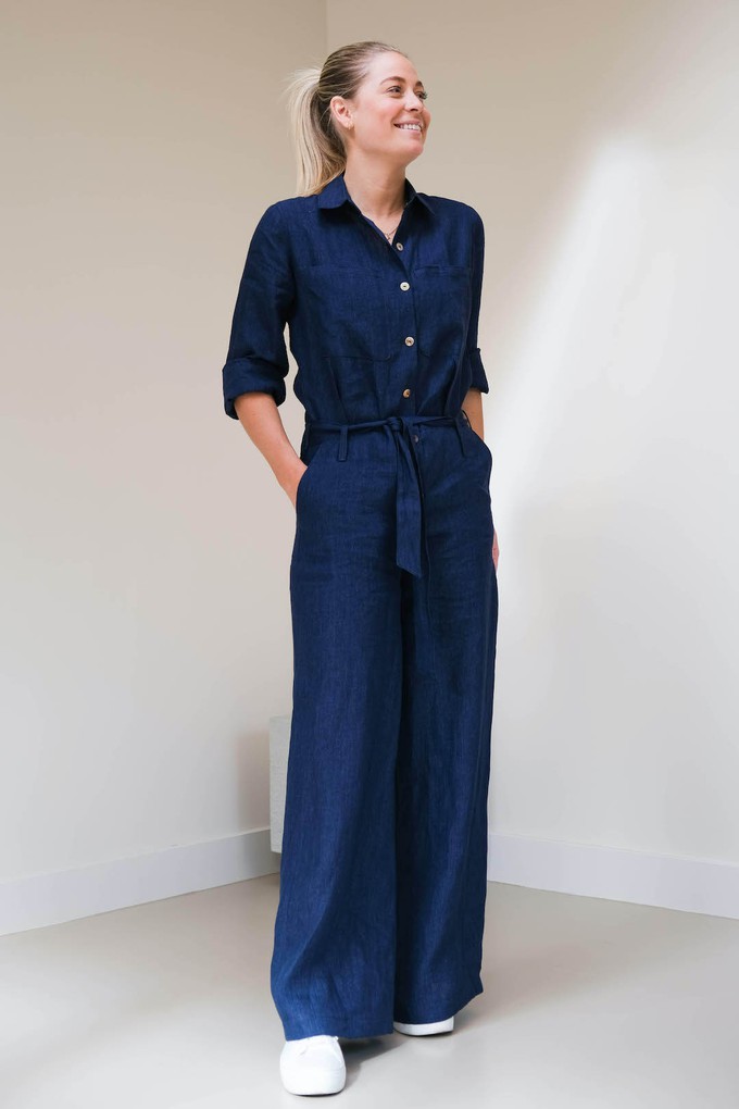 Jumpsuit | Linnen Indigo from Sûr Atelier