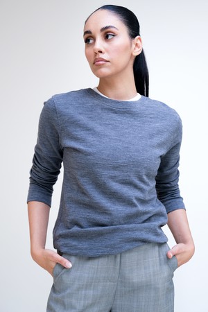 Basic Top | Wol Grijs from Sûr Atelier