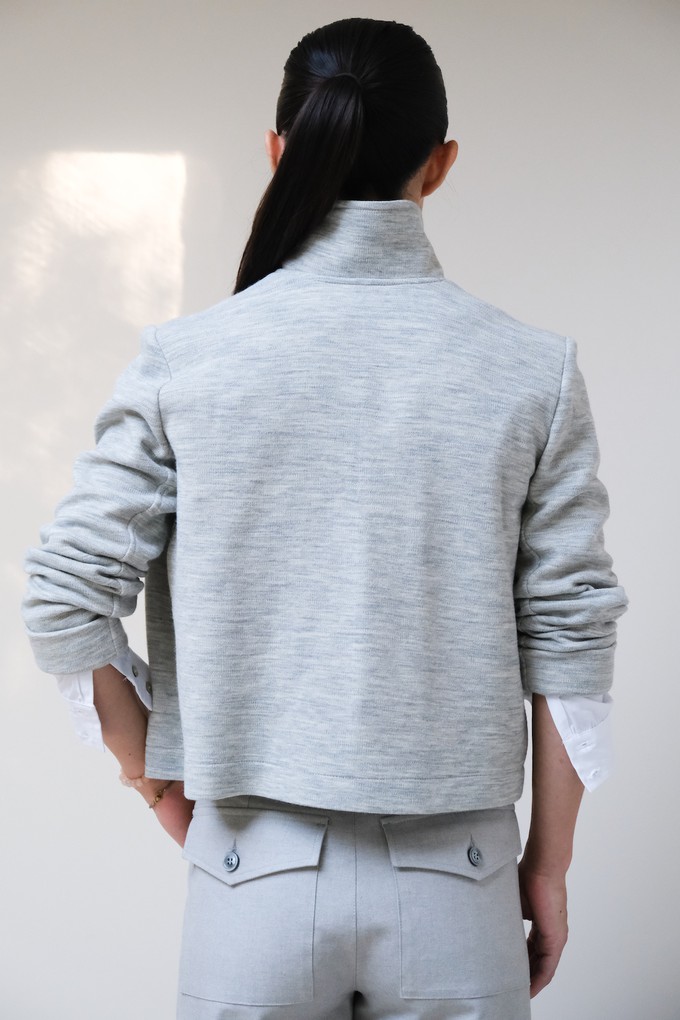 Warm Vestje | Wol Grijs from Sûr Atelier