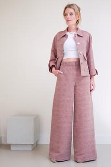 Broek Wijd | Linnen Katoen via Sûr Atelier