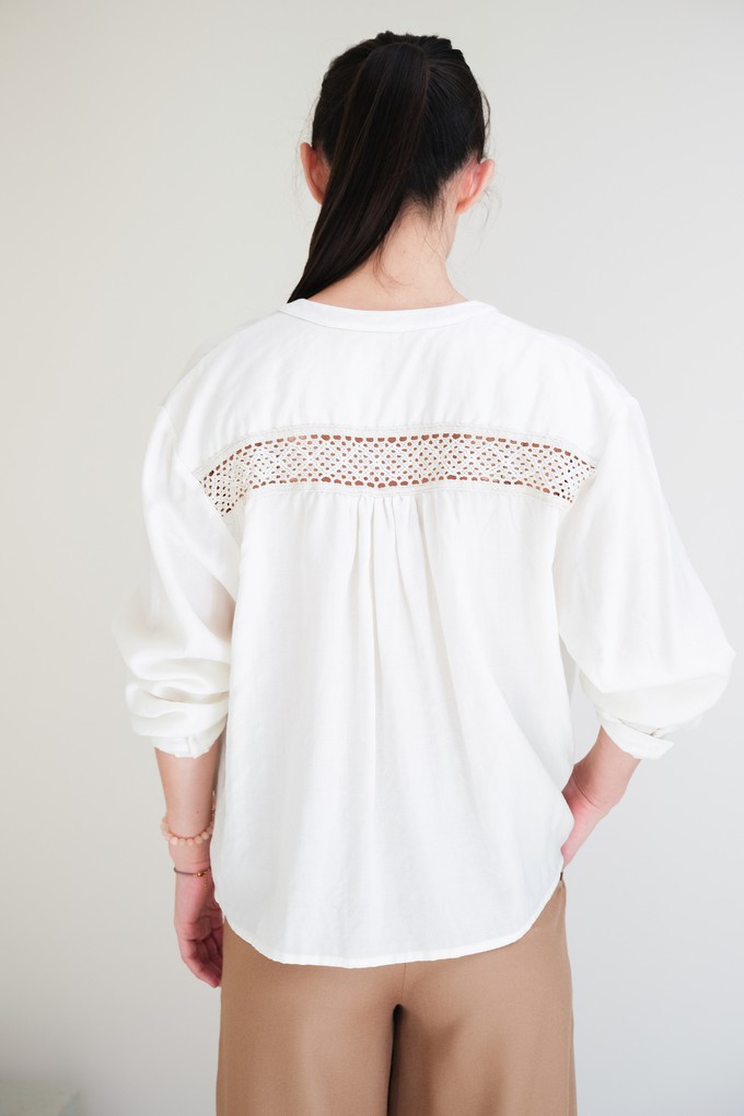 Blouse | Broderie Crème from Sûr Atelier
