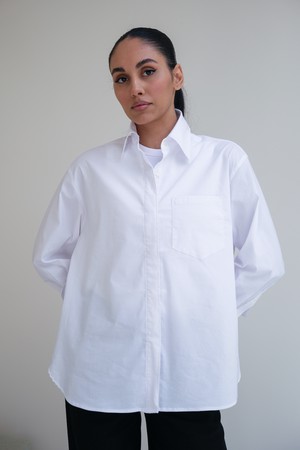 Blouse | Katoen Wit from Sûr Atelier