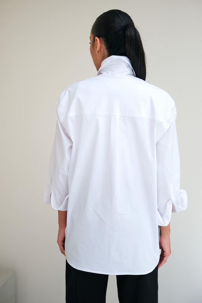 Blouse | Katoen Wit from Sûr Atelier