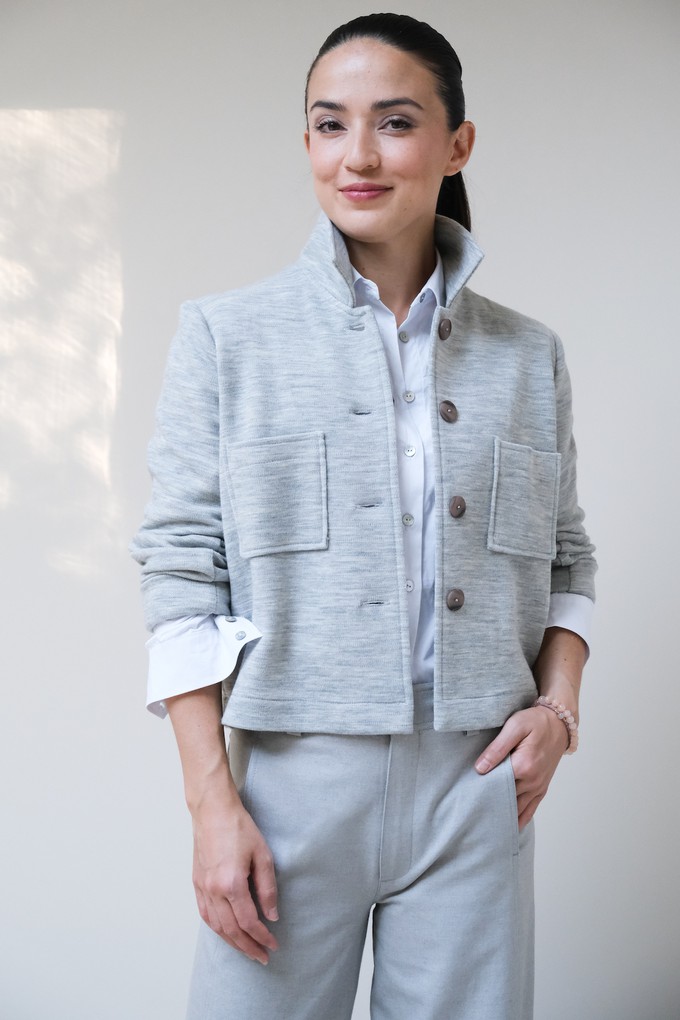 Warm Vestje | Wol Grijs from Sûr Atelier