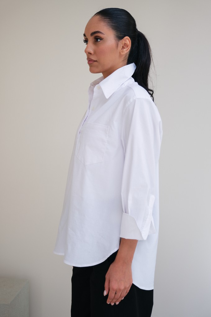 Blouse | Katoen Wit from Sûr Atelier