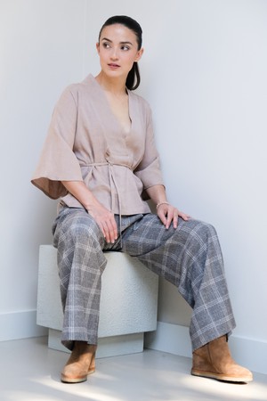 Oosterse Top| Zijde Linnen from Sûr Atelier