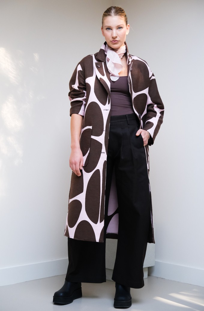 Lange Jas | Ingeweven jacquard from Sûr Atelier