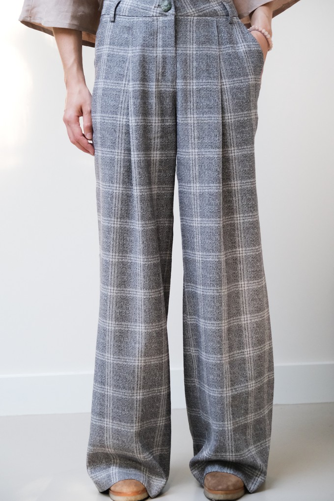 Bandplooi Broek | Ruit from Sûr Atelier