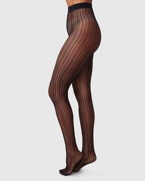 Selma Net Tights from Swedish Stockings