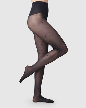 Black Tights Bundle: Olivia, Svea & Doris Tights from Swedish Stockings