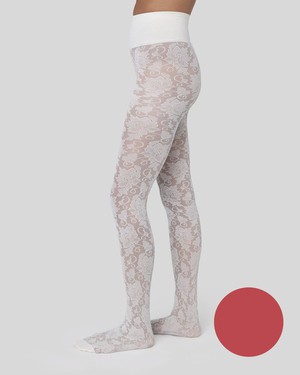 Lily Lace Tights from Swedish Stockings