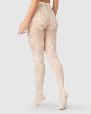 Rosa Lace Tights from Swedish Stockings