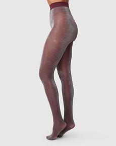 Tora Shimmery Tights via Swedish Stockings