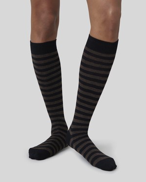 Britta Cotton Stripe Knee-Highs from Swedish Stockings