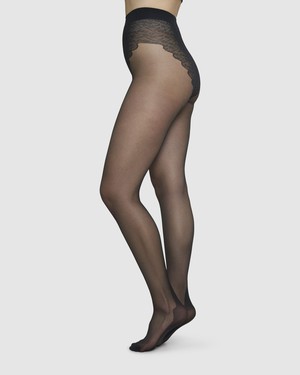 Stefanie Seam Tights from Swedish Stockings