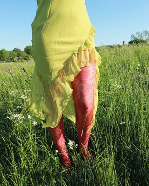 Lily Lace Tights from Swedish Stockings