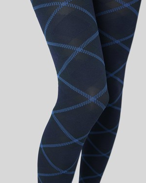 Franka Check Tights from Swedish Stockings