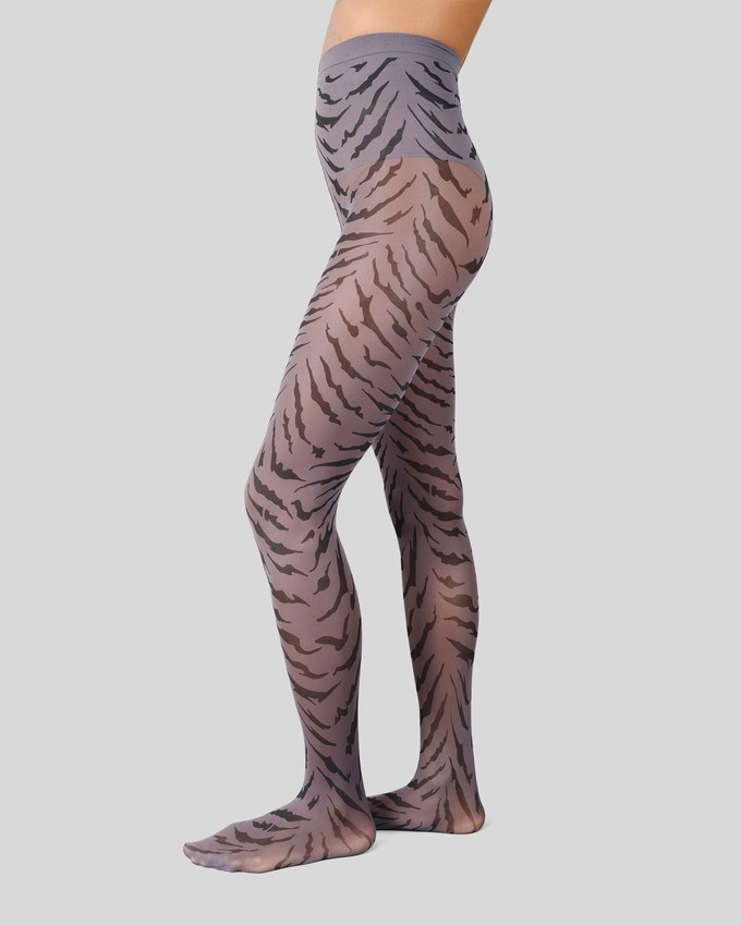 Roxana Tiger Tights from Swedish Stockings