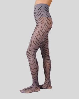 Roxana Tiger Tights from Swedish Stockings