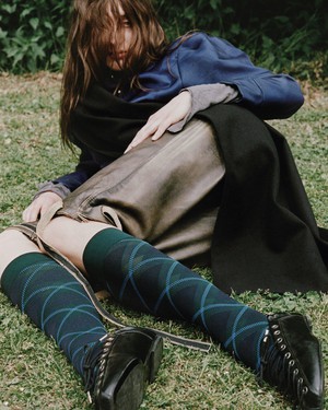 Franka Check Tights from Swedish Stockings