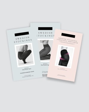 Black Tights Bundle: Olivia, Svea & Anna Tights from Swedish Stockings