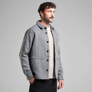 Jacket Fagersta Herringbone Zwart from The Blind Spot