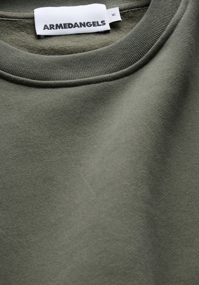 Armedangels Sweater Baaro Fleece Forest Pine from The Blind Spot Armedangels Sweater Baaro Fleece Forest Pine from The Blind Spot