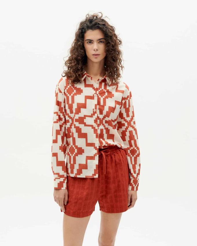 Blouse Kati Orange Ilusion from The Blind Spot