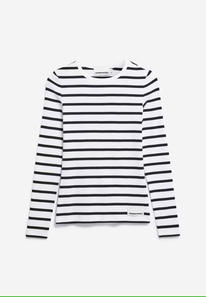 Top Maywaa Stripes Wit Zwart from The Blind Spot