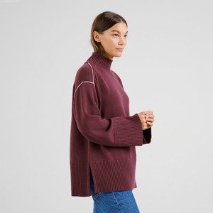 Dedicated | Sweater Sangis Fig Red from The Blind Spot