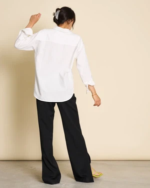Blouse Mamro Wit GOTS from The Blind Spot