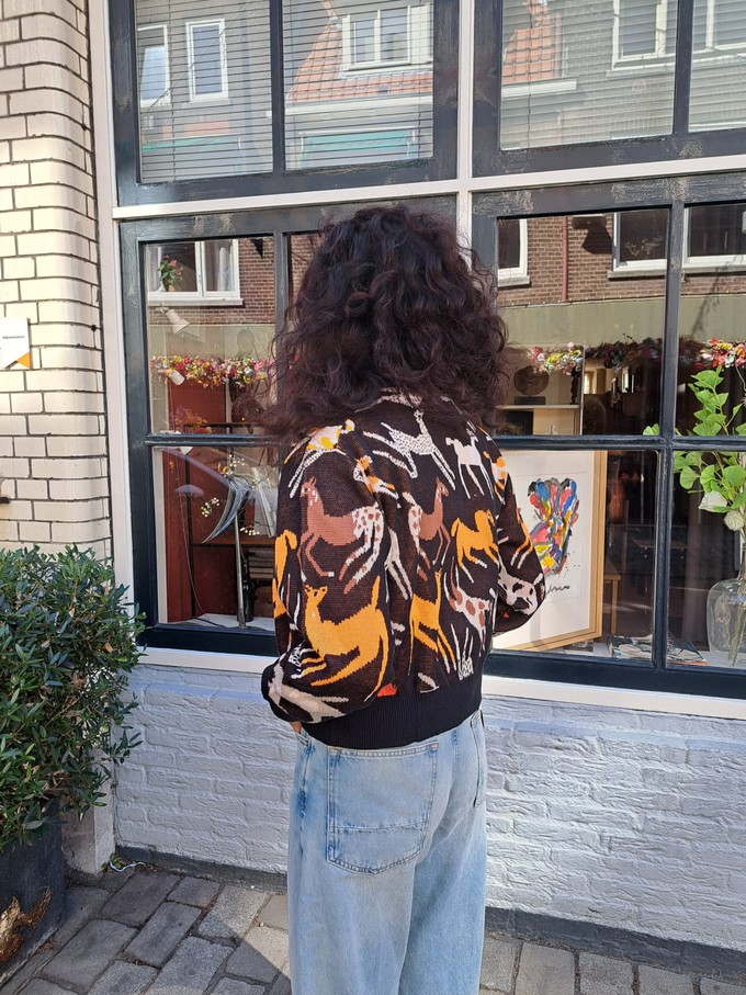 Dedicated | Cardigan Kanan Mustang Party Black from The Blind Spot