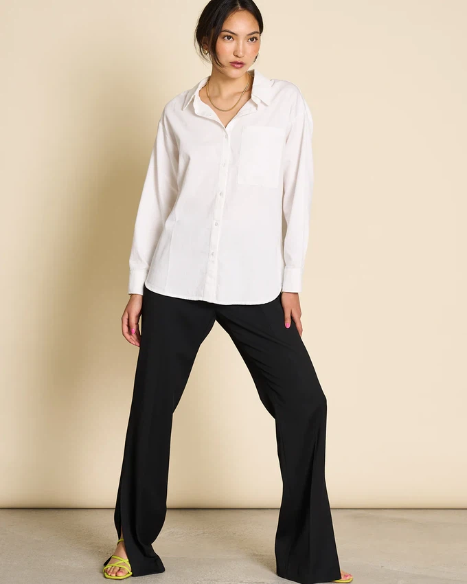Blouse Mamro Wit GOTS from The Blind Spot
