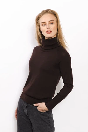 Trui Tokio Turtleneck Donkerbruin from The Blind Spot