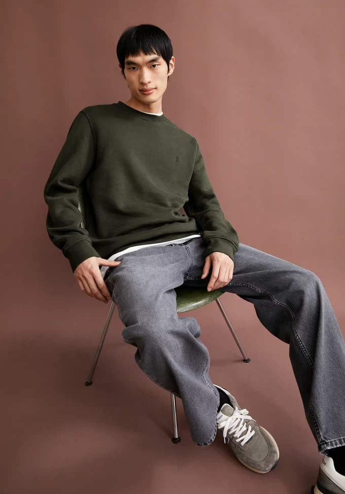 Armedangels Sweater Baaro Fleece Forest Pine from The Blind Spot Armedangels Sweater Baaro Fleece Forest Pine from The Blind Spot