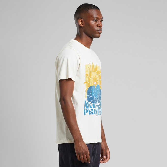 T-Shirt Stockholm Nature Provides Oat White from The Blind Spot
