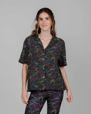 Blouse Flames Aloha Black from The Blind Spot