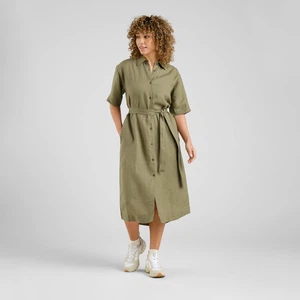 Blousejurk Ripa Linnen Leaf Green from The Blind Spot