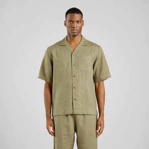 Shirt Marstrand Linnen Leaf Green from The Blind Spot