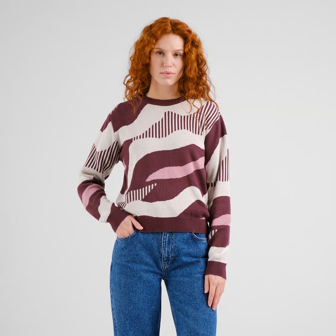 Dedicated | Sweater Arendal Flowing Abstract Multi Color from The Blind Spot