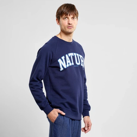 Sweatshirt Malmoe Nature Navy from The Blind Spot
