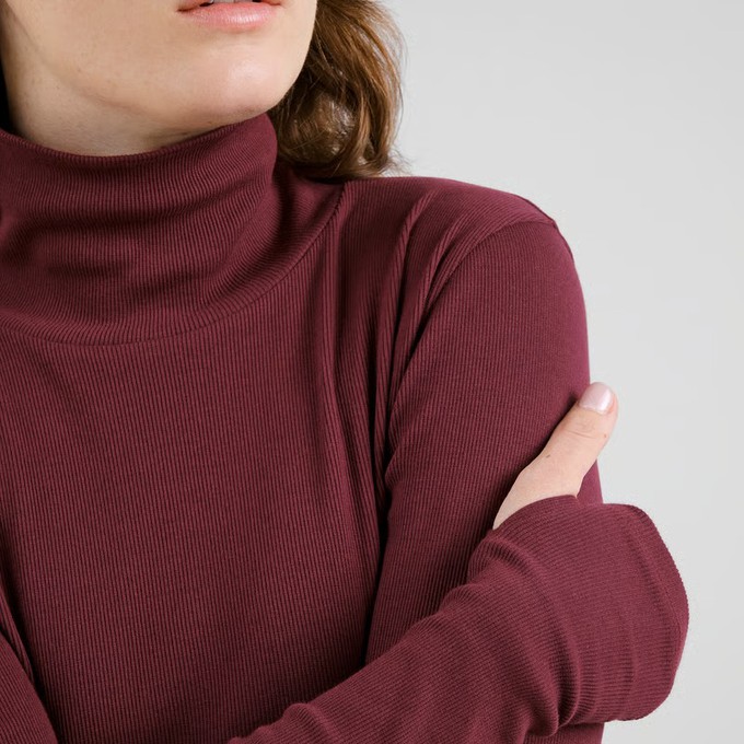 Dedicated | Rib Top Malma Fig Red from The Blind Spot