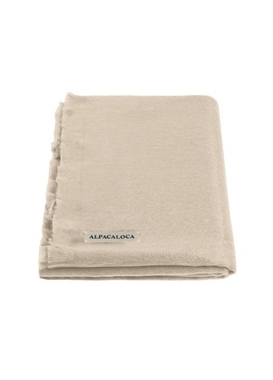 Alpaca Loca Sjaal Beige from The Blind Spot Alpaca Loca Sjaal Beige from The Blind Spot
