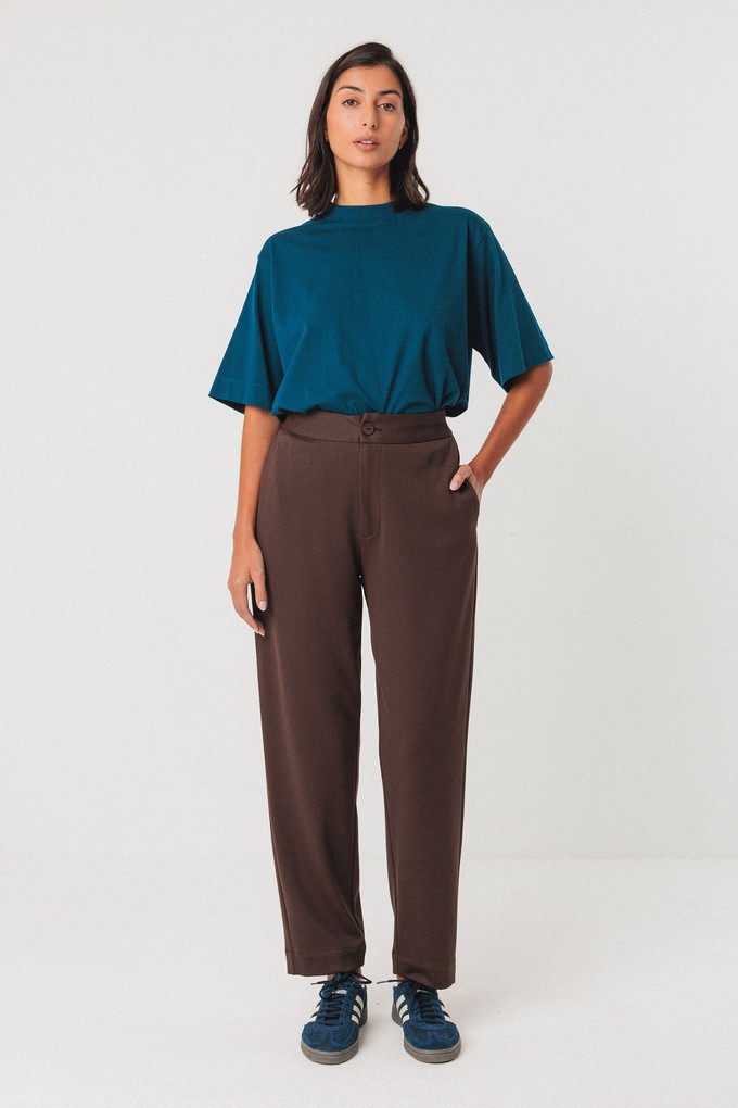 Broek Soraia Dark Brown from The Blind Spot Broek Soraia Dark Brown from The Blind Spot