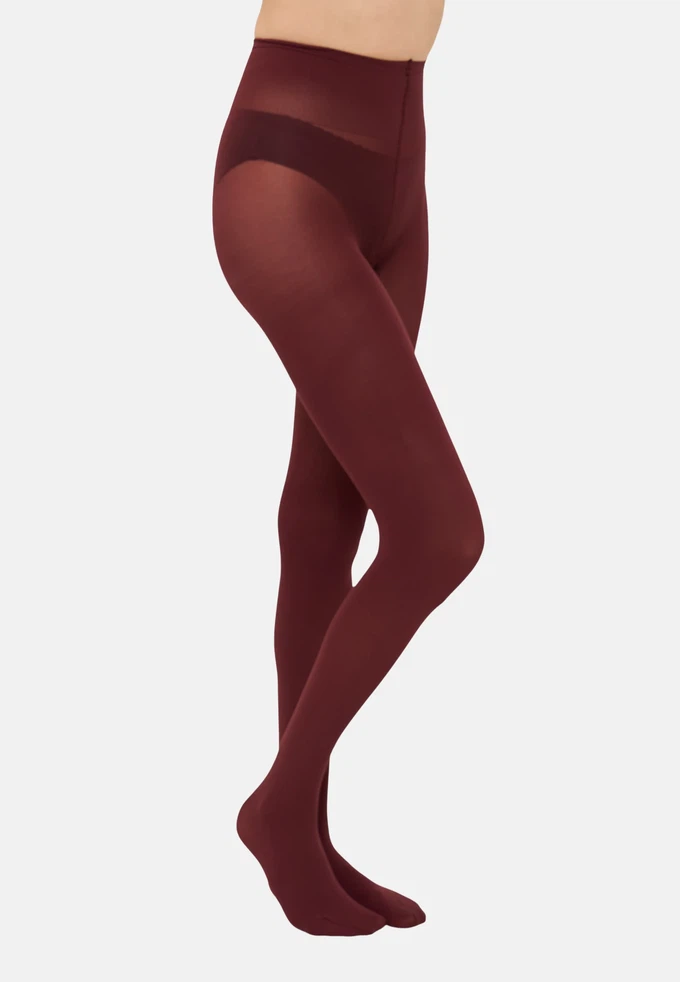 Olivia Premium Panty 60 Denier Deep Red from The Blind Spot
