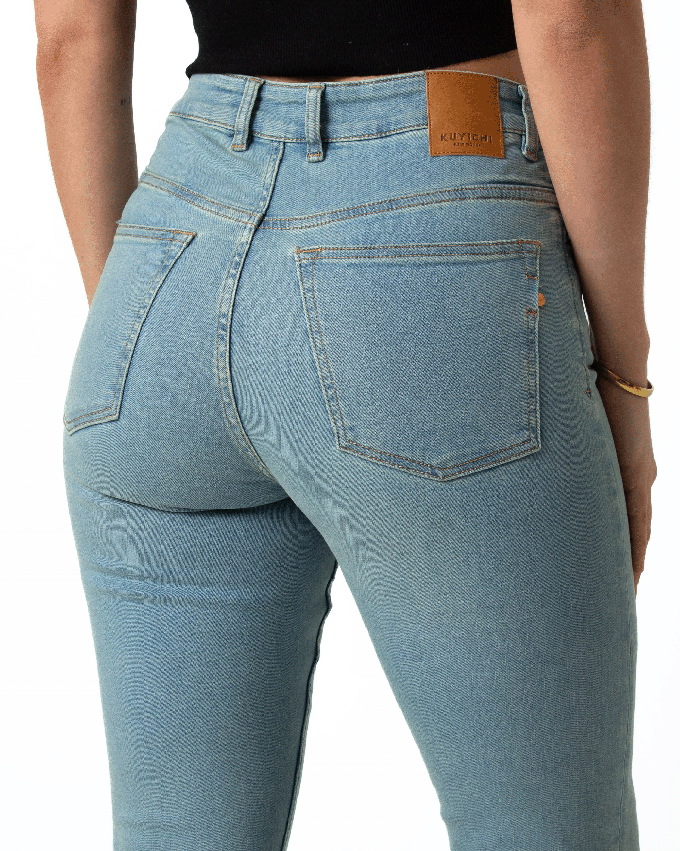 Kuyichi | Lisette Flare Overdye Ripped Hem from The Blind Spot