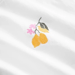 T-shirt Vadstena Lemon Wit from The Blind Spot