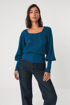 Sweater Dudea Oxford Blue via The Blind Spot