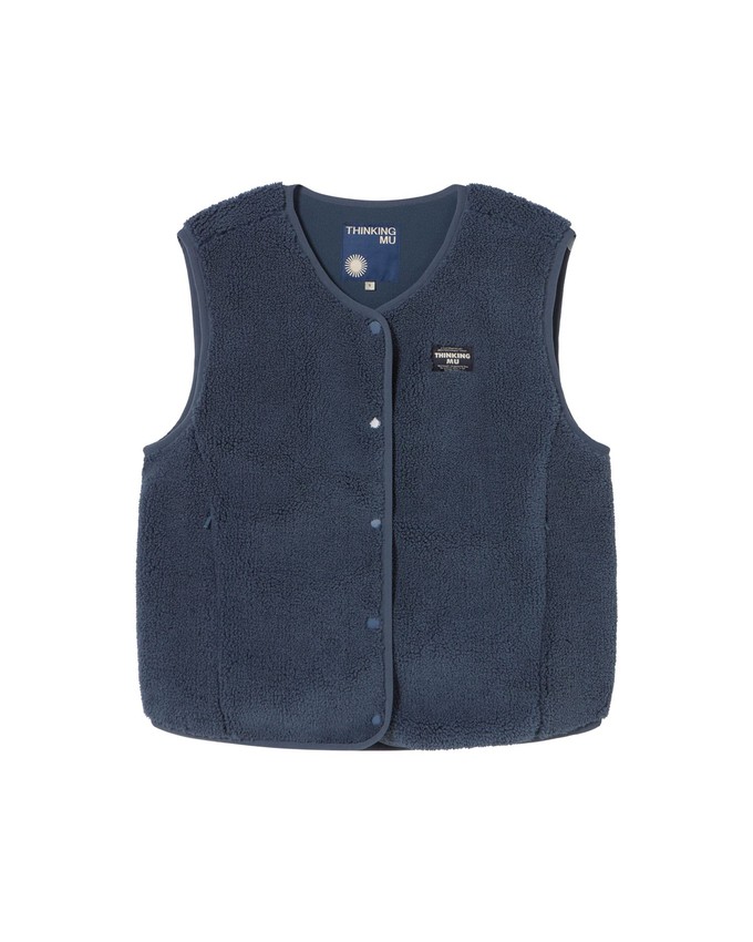Thinking Mu Fuzzy Jay Vest from The Blind Spot Thinking Mu Fuzzy Jay Vest from The Blind Spot